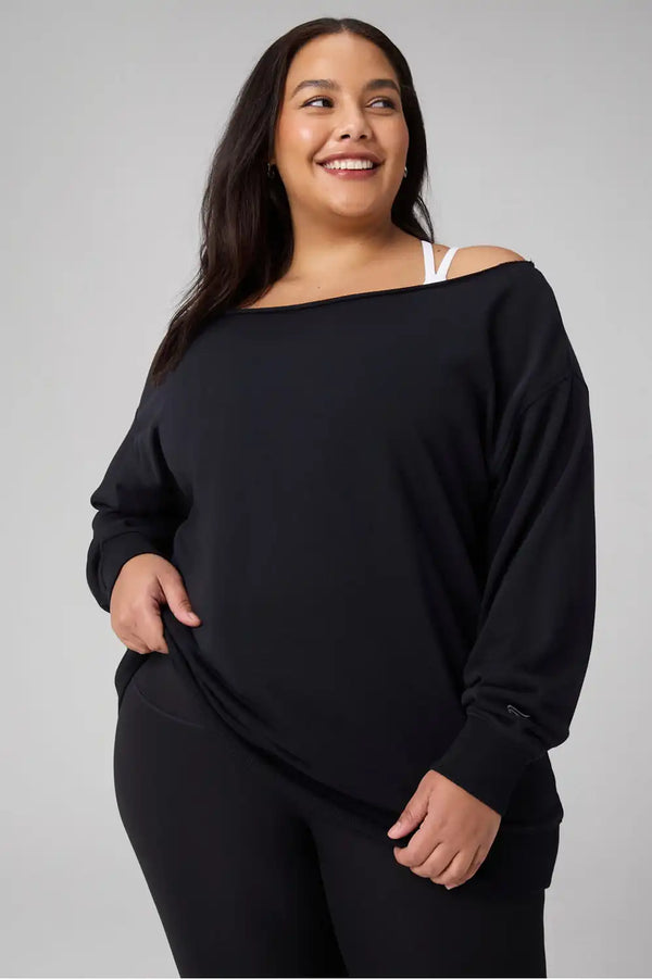 Year Round Terry Off Shoulder Tunic