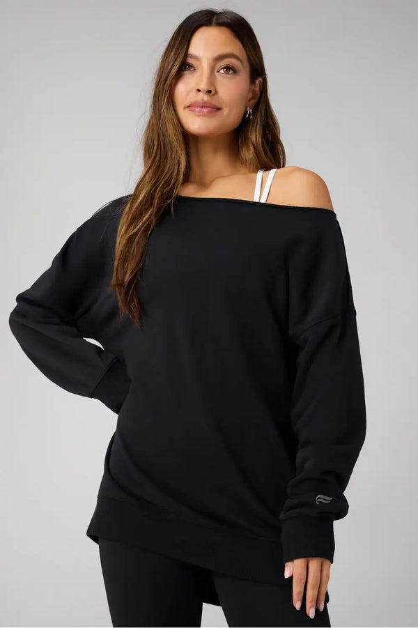 Year Round Terry Off Shoulder Tunic