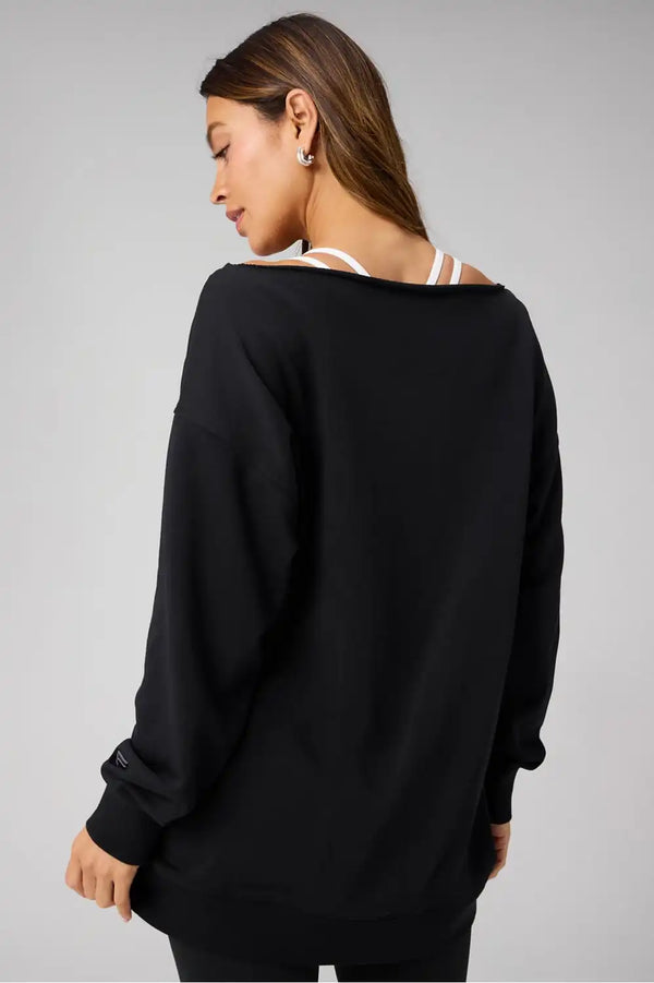 Year Round Terry Off Shoulder Tunic