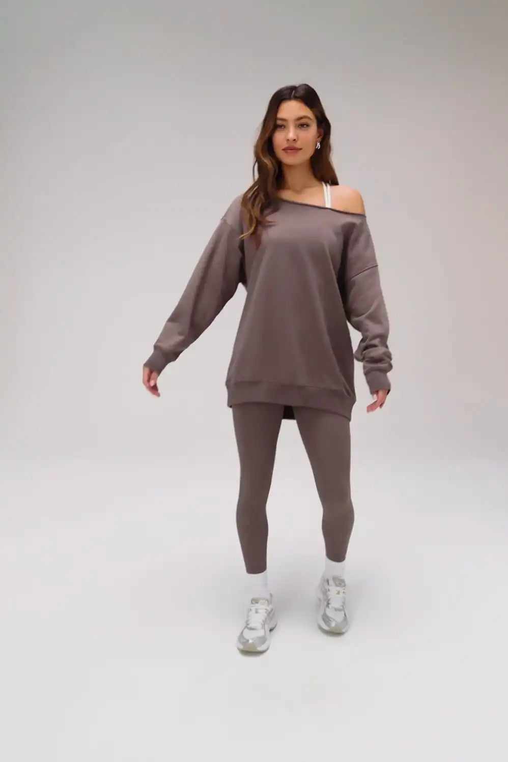 Year Round Terry Off Shoulder Tunic