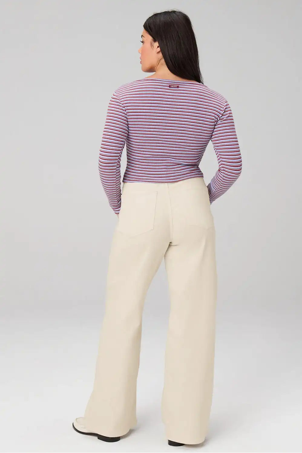 Modal Rib Cardigan Long-Sleeve Top