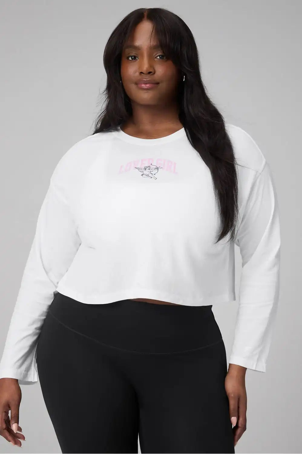 100% Cotton Boxy Long-Sleeve Tee