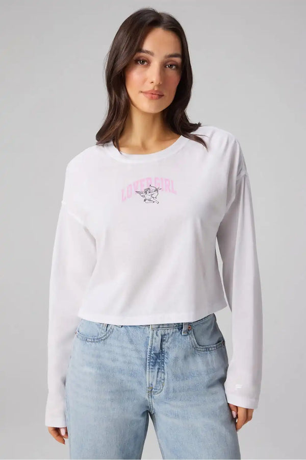 100% Cotton Boxy Long-Sleeve Tee