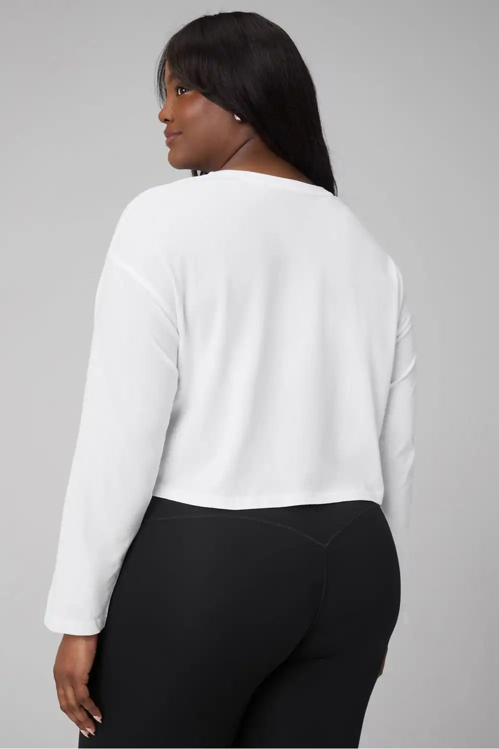 100% Cotton Boxy Long-Sleeve Tee