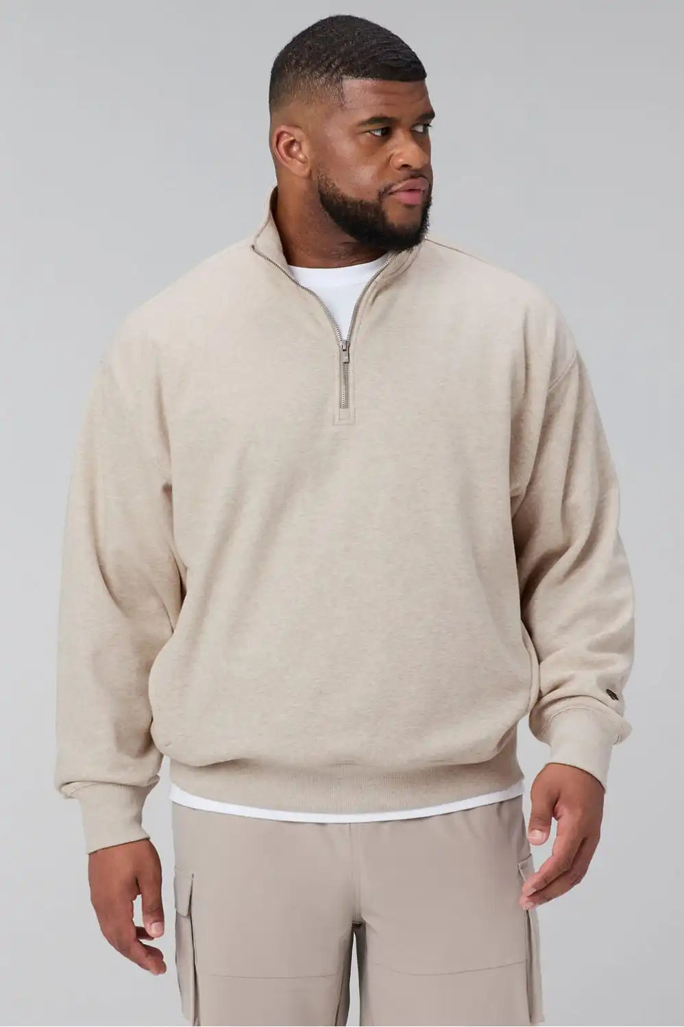 The Go-To Oversized Quarter Zip