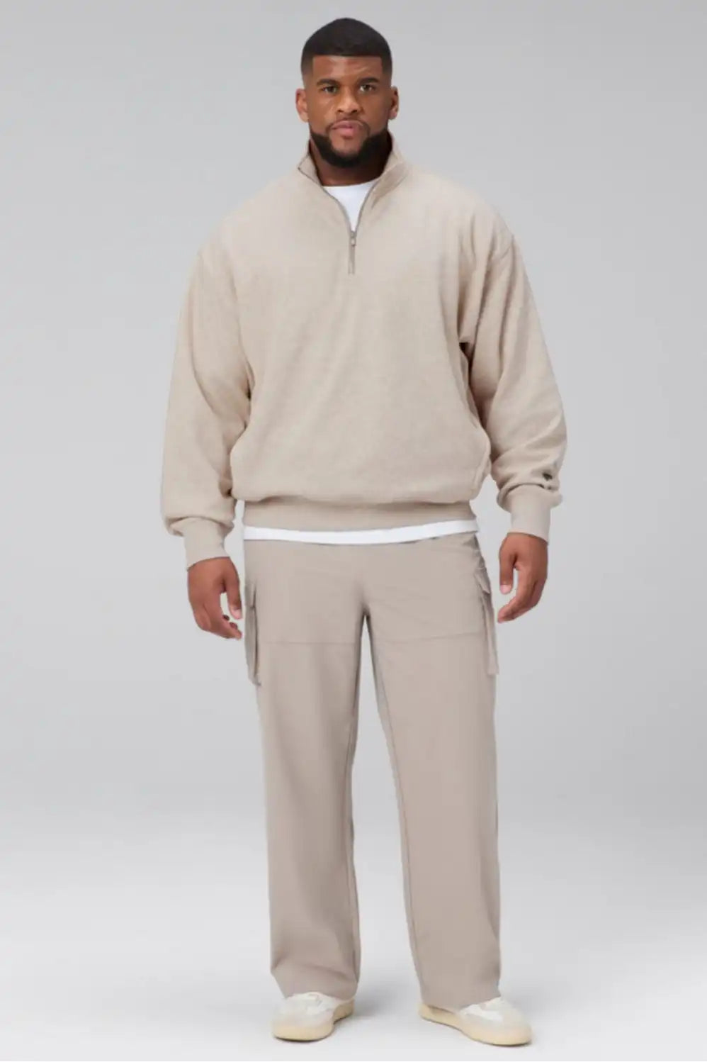 The Go-To Oversized Quarter Zip
