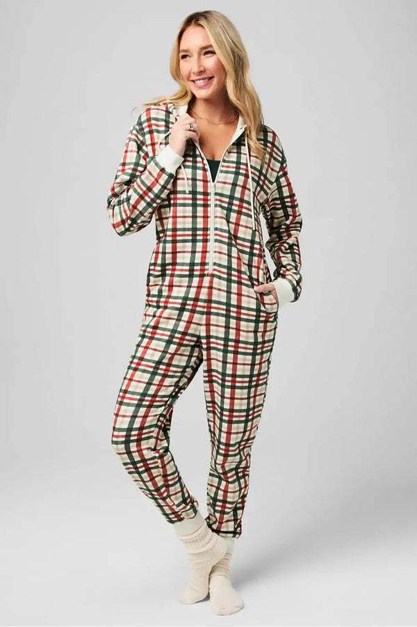 Cozy Fleece Hooded Onesie