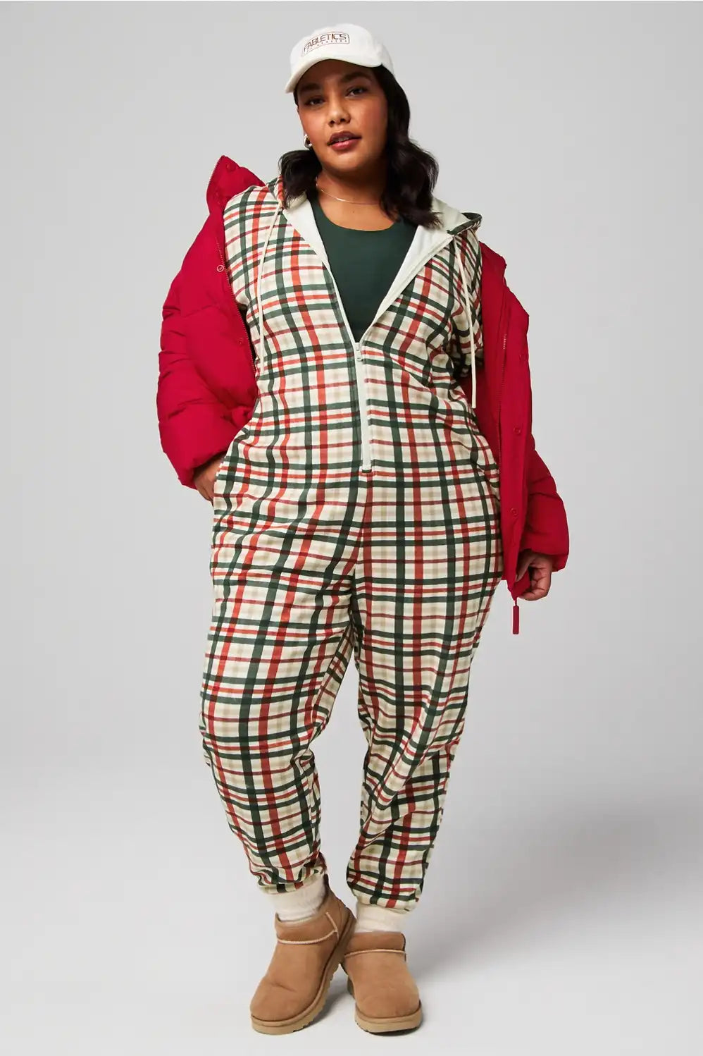 Cozy Fleece Hooded Onesie