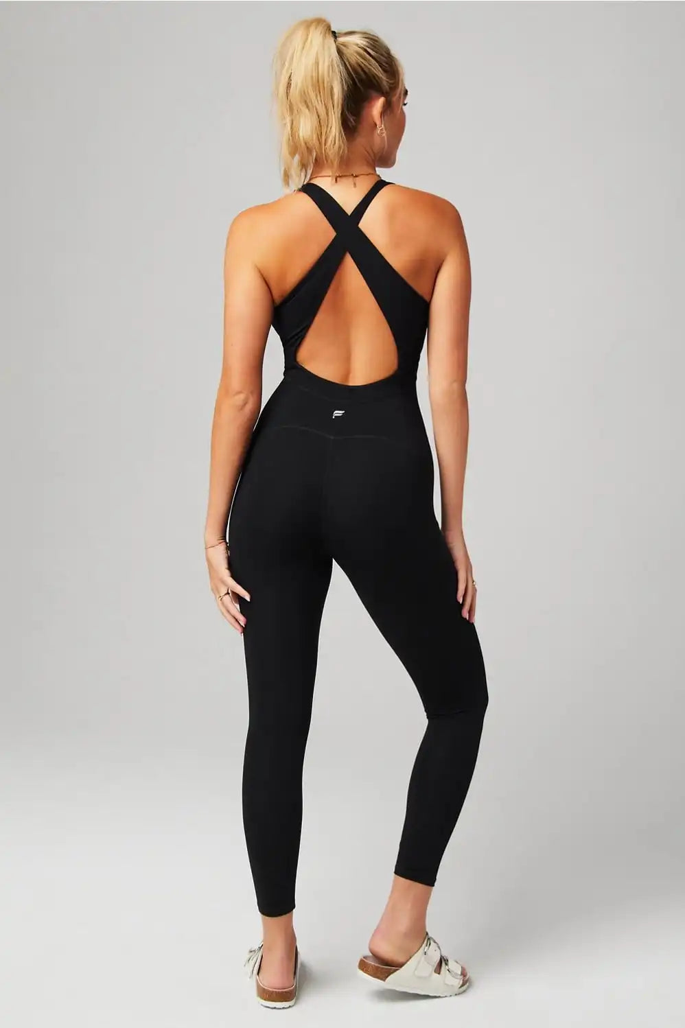 Oasis Twist Front Pocket 7/8 Jumpsuit