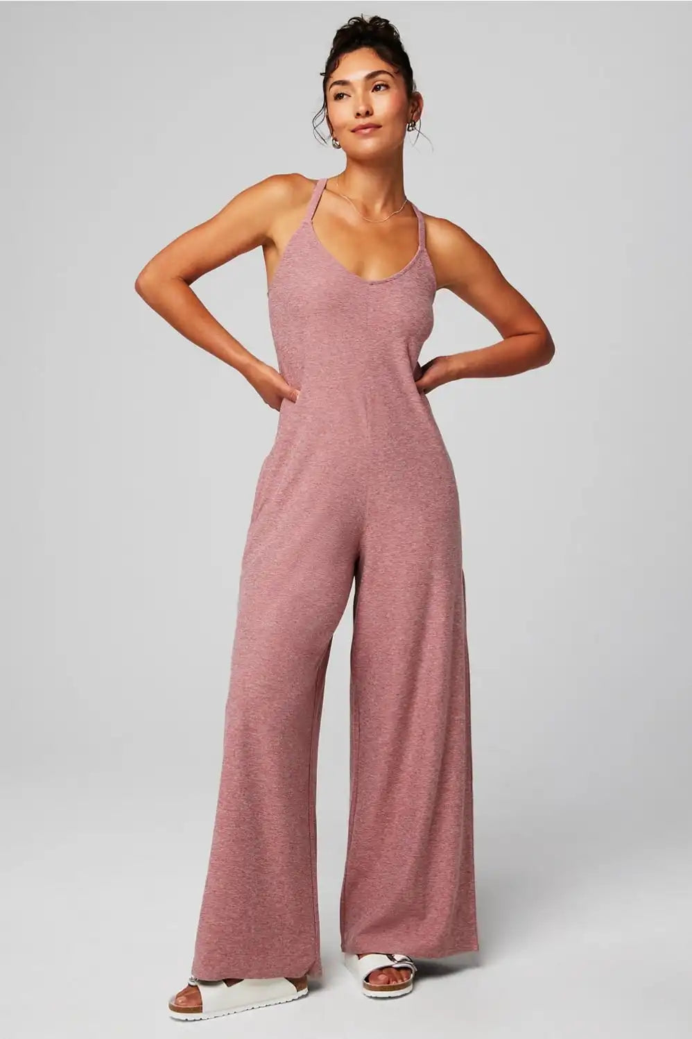 Cloud Jersey Wide Leg Onesie Main image