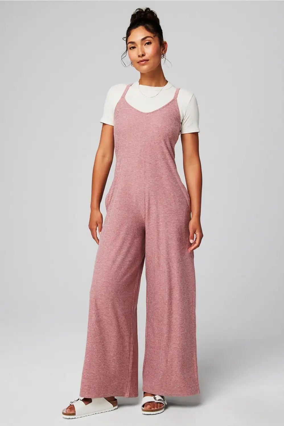 Cloud Jersey Wide Leg Onesie