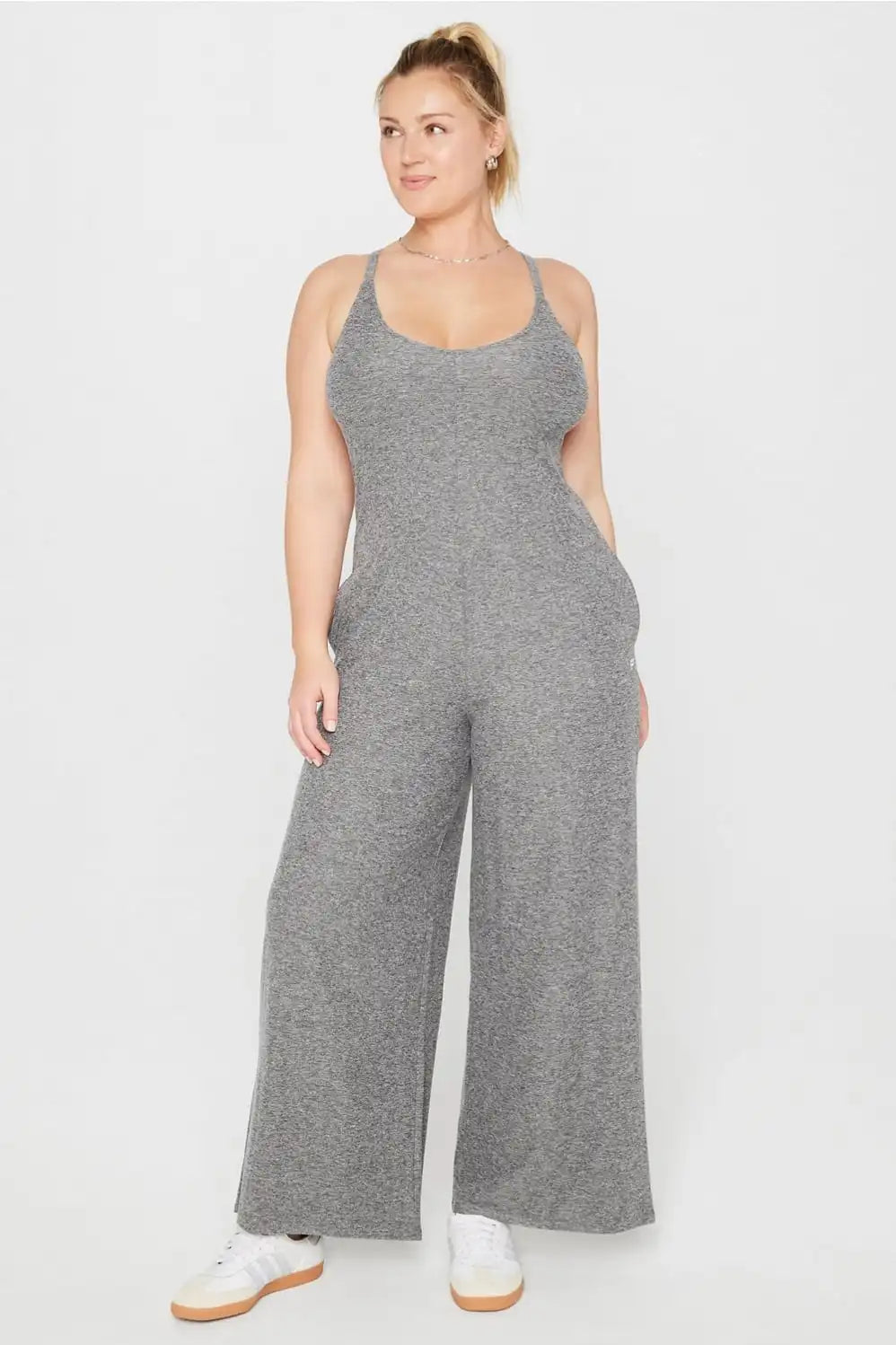 Cloud Jersey Wide Leg Onesie