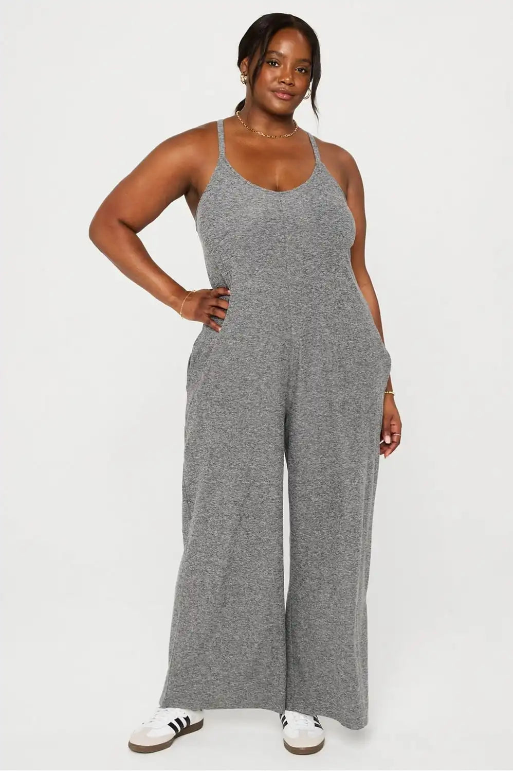 Cloud Jersey Wide Leg Onesie