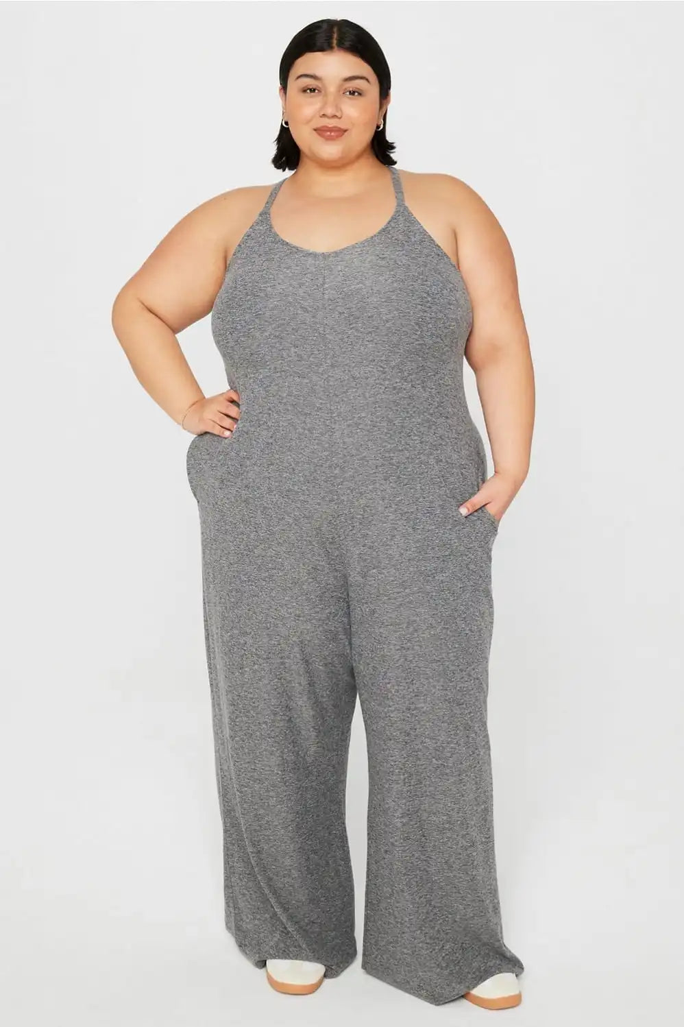 Cloud Jersey Wide Leg Onesie Secondary image