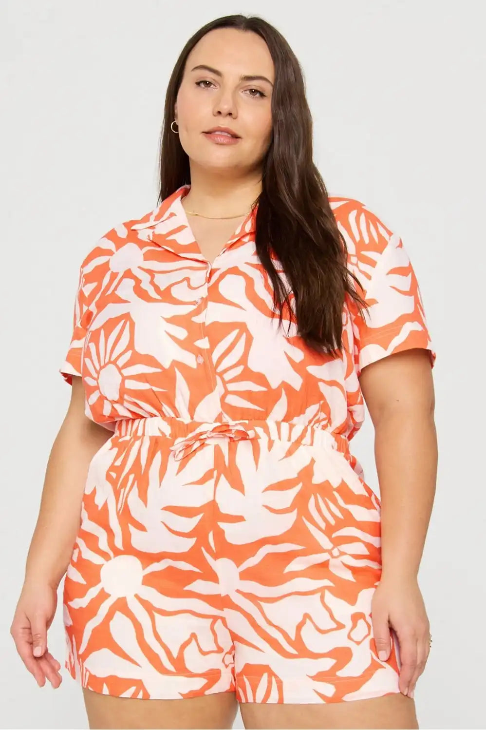 Cotton Voile Short Onesie