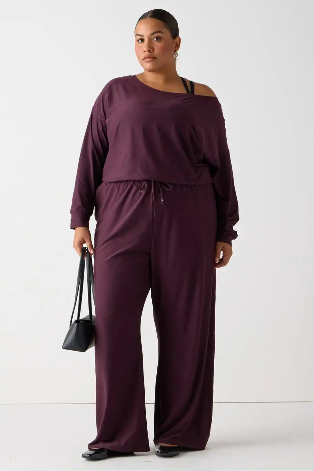 Cloud Jersey Off Shoulder Onesie Secondary image