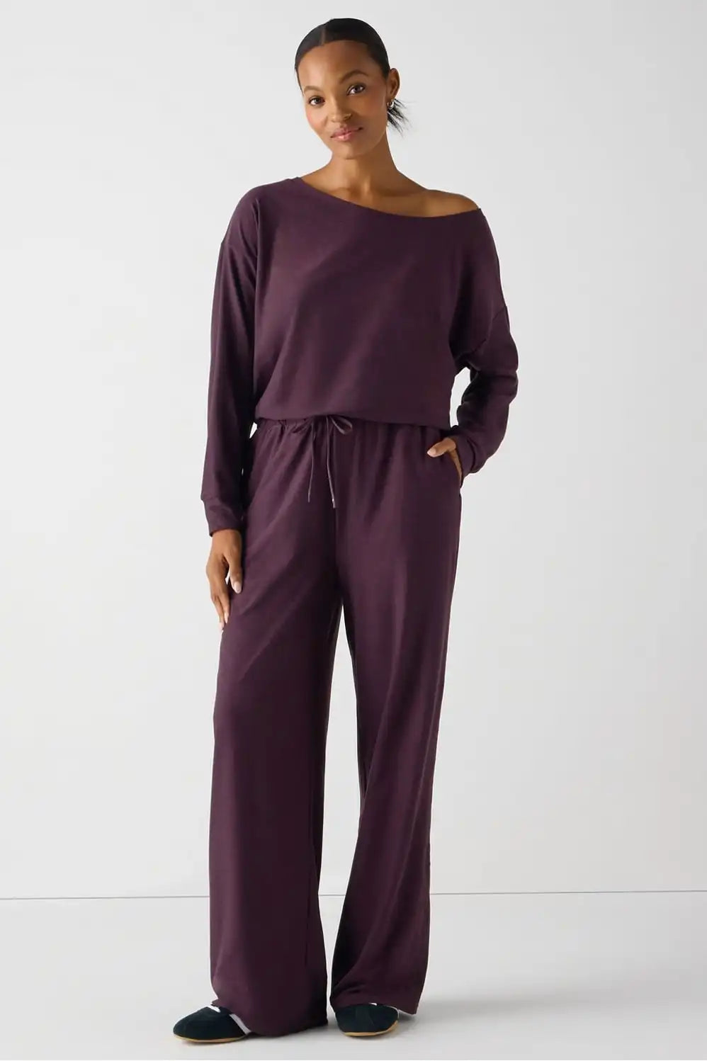 Cloud Jersey Off Shoulder Onesie Main image