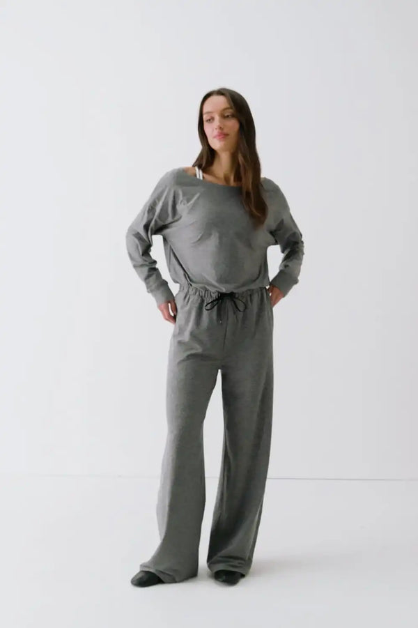 Cloud Jersey Off Shoulder Onesie