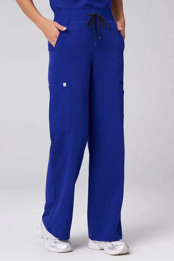 High-Rise Wide Leg Scrub Pant