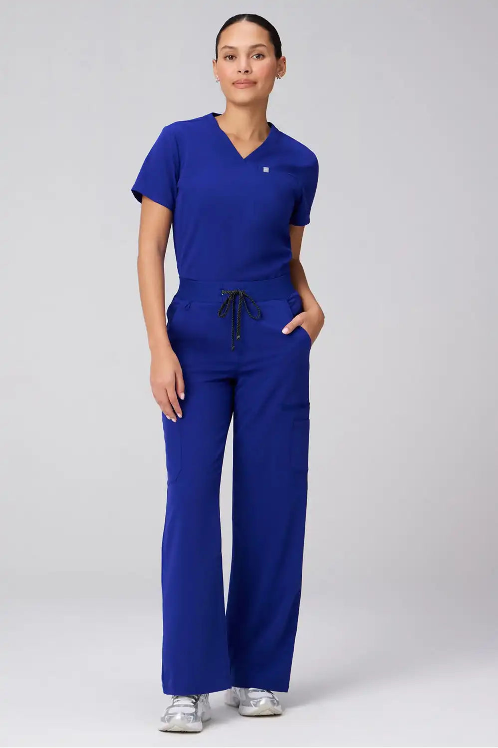 High-Rise Wide Leg Scrub Pant