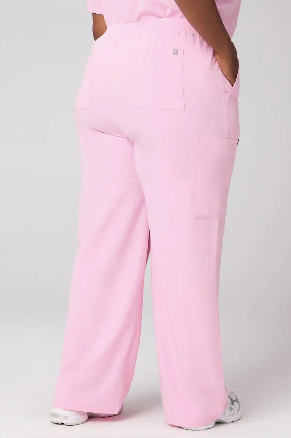 High-Rise Wide Leg Scrub Pant
