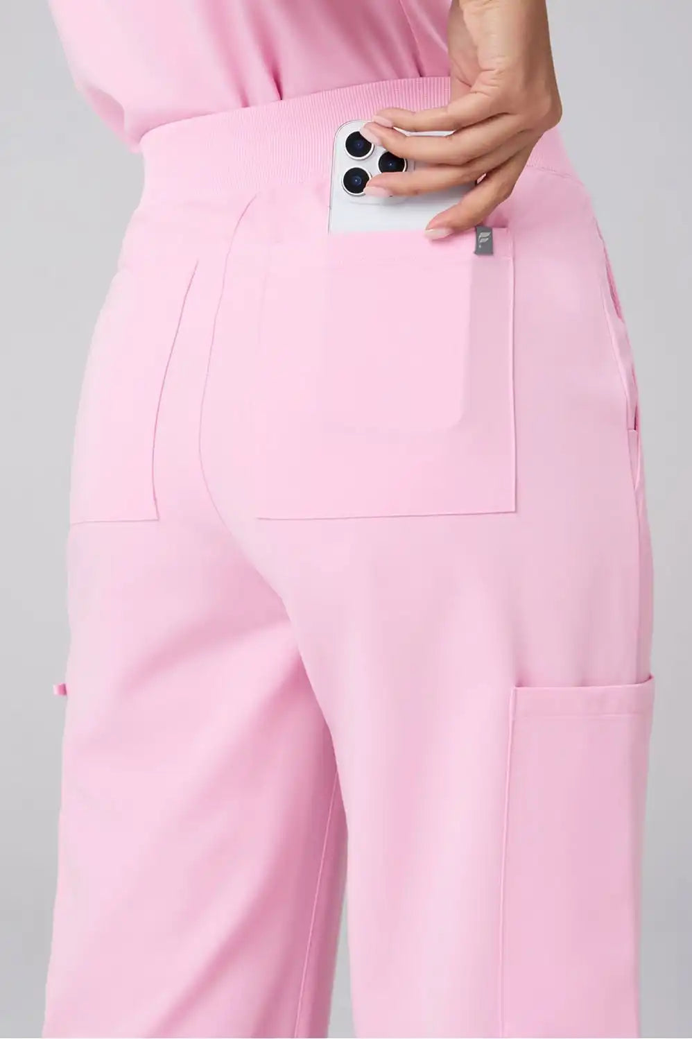 High-Rise Wide Leg Scrub Pant