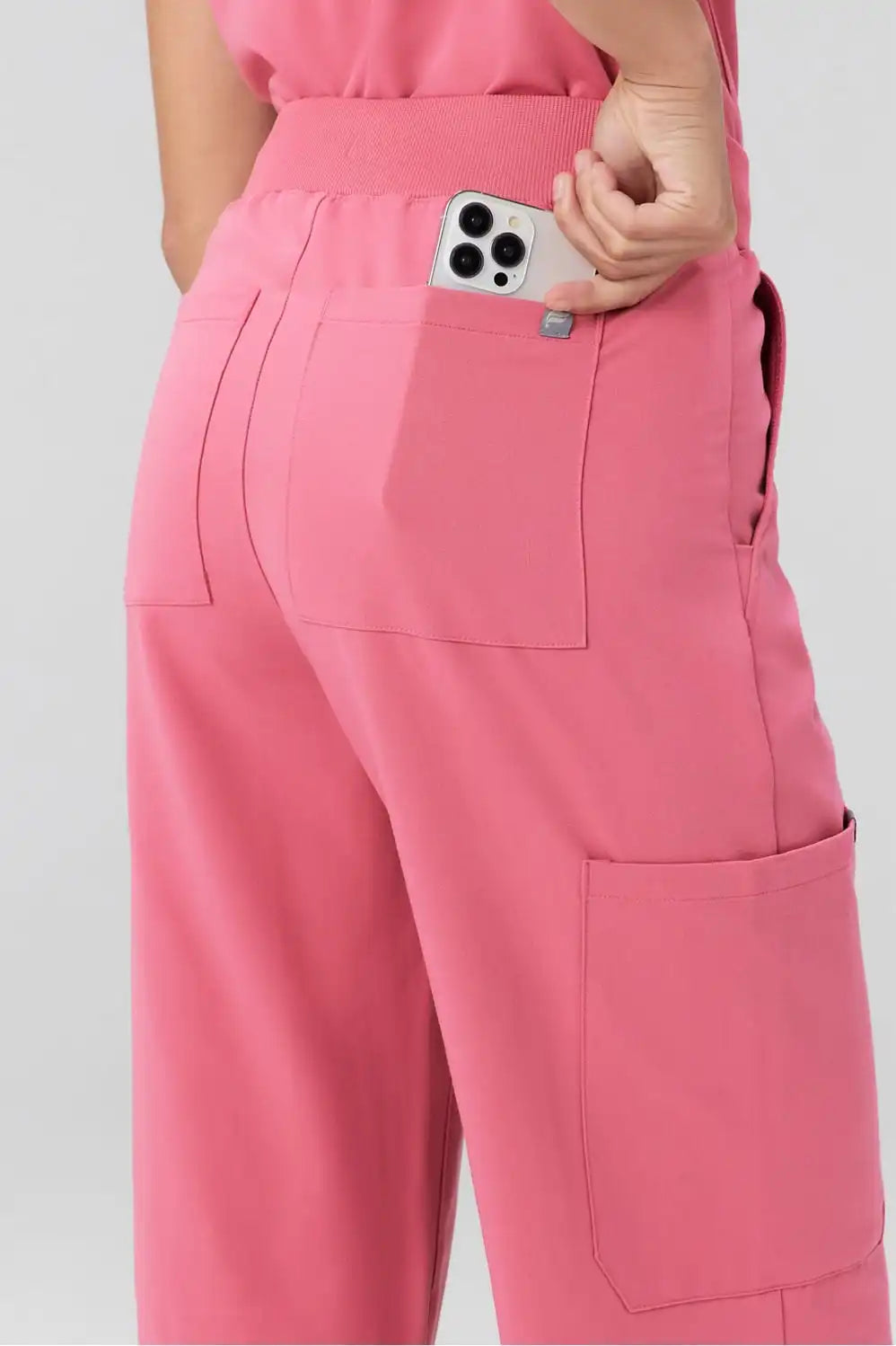 High-Rise Wide Leg Scrub Pant