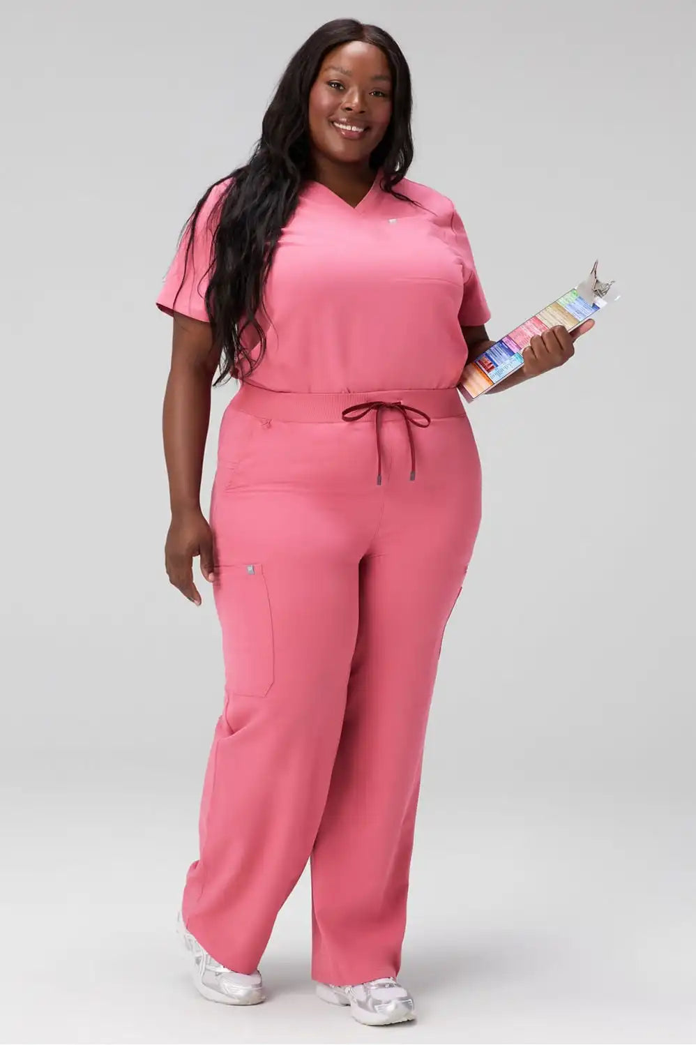 High-Rise Wide Leg Scrub Pant