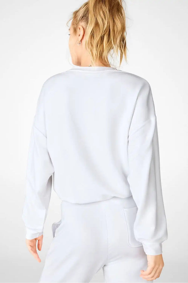 Eco-Conscious Cinched Pullover