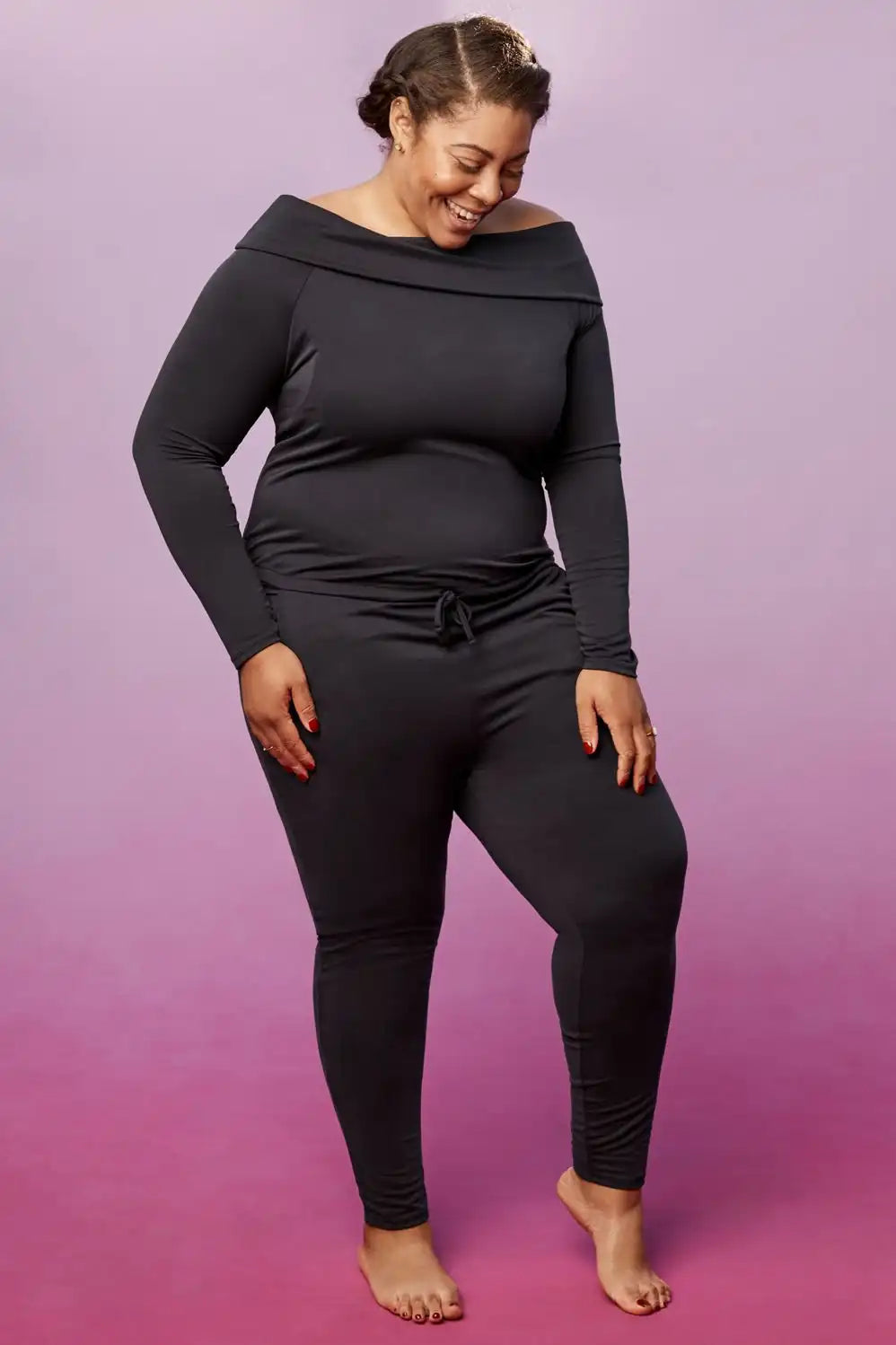 Tess Off-Shoulder Jumpsuit Secondary image