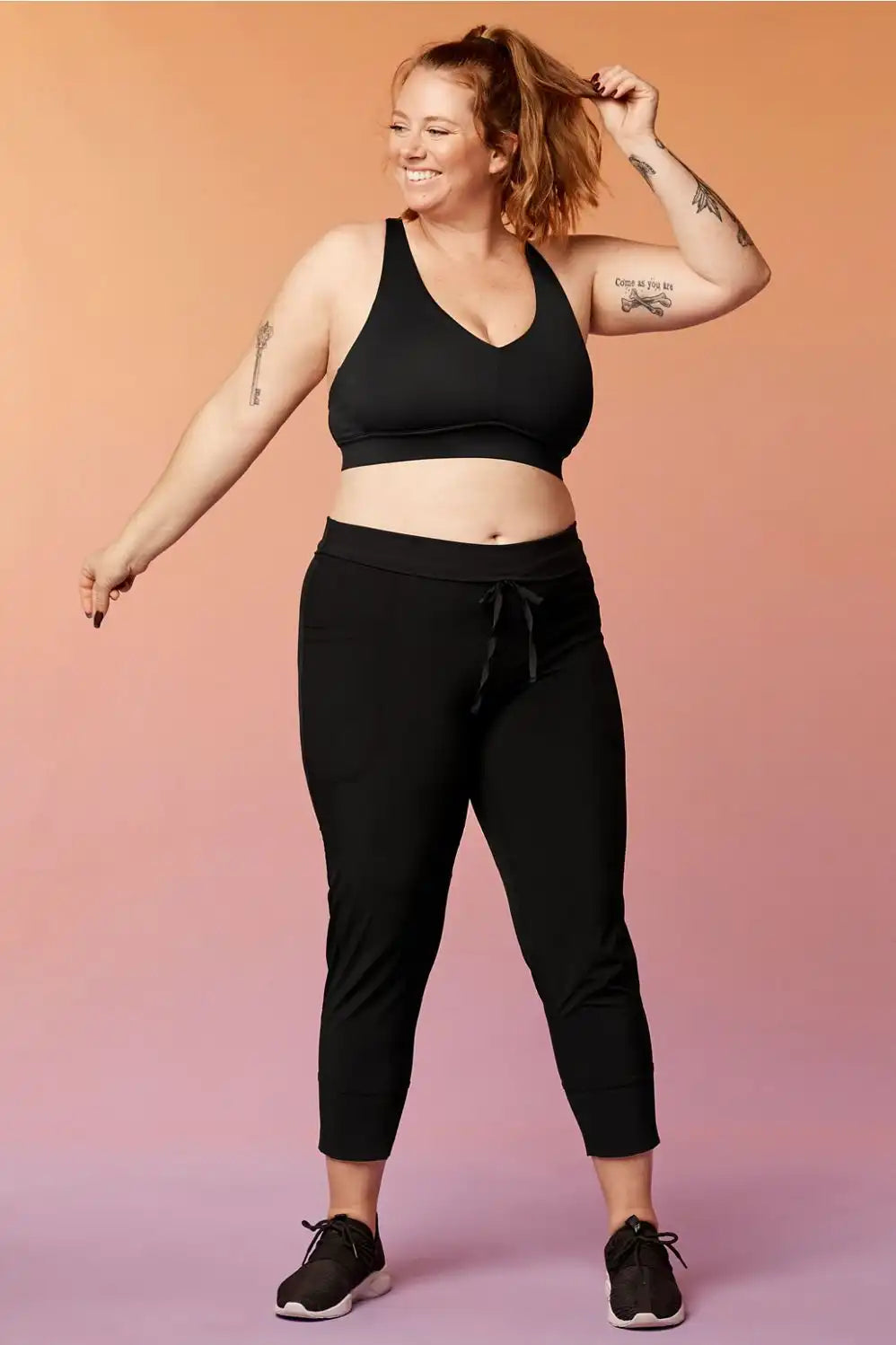 Sleek Knit Drawstring Pant