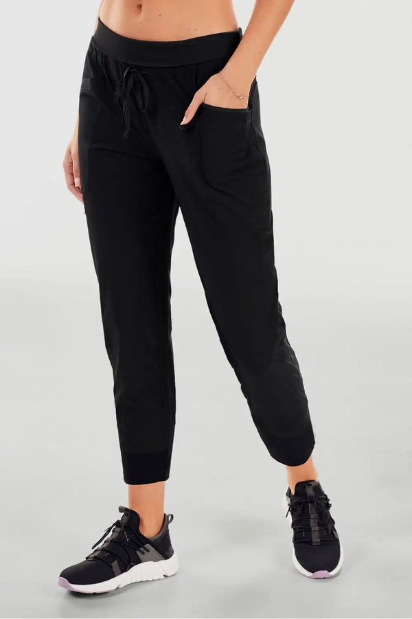 Sleek Knit Drawstring Pant
