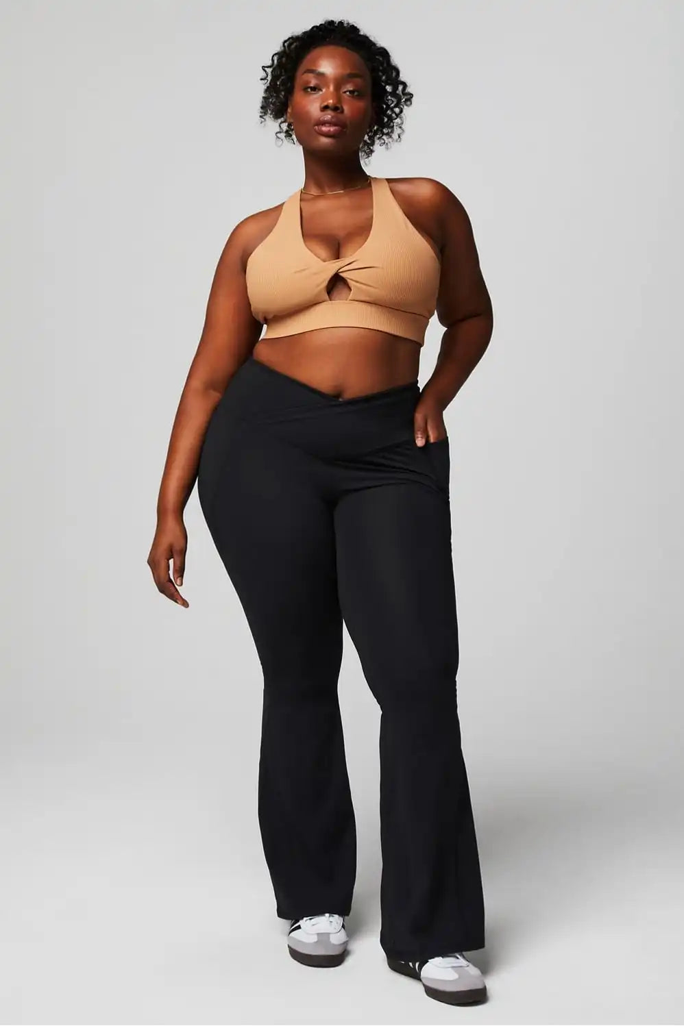 Oasis PureLuxe High-Waisted Crossover Flare