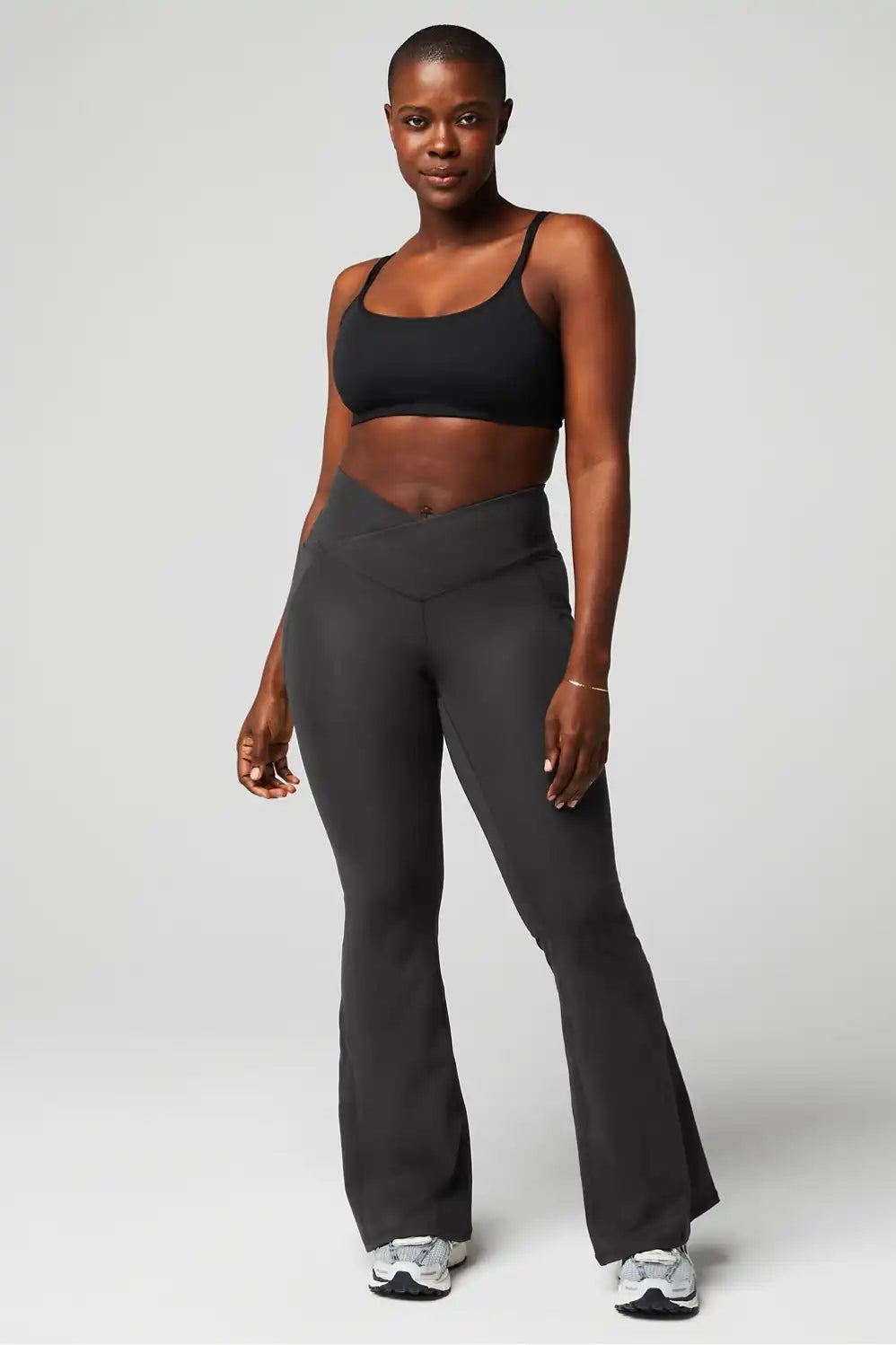 PureLuxe High-Waisted Crossover Flare Secondary image
