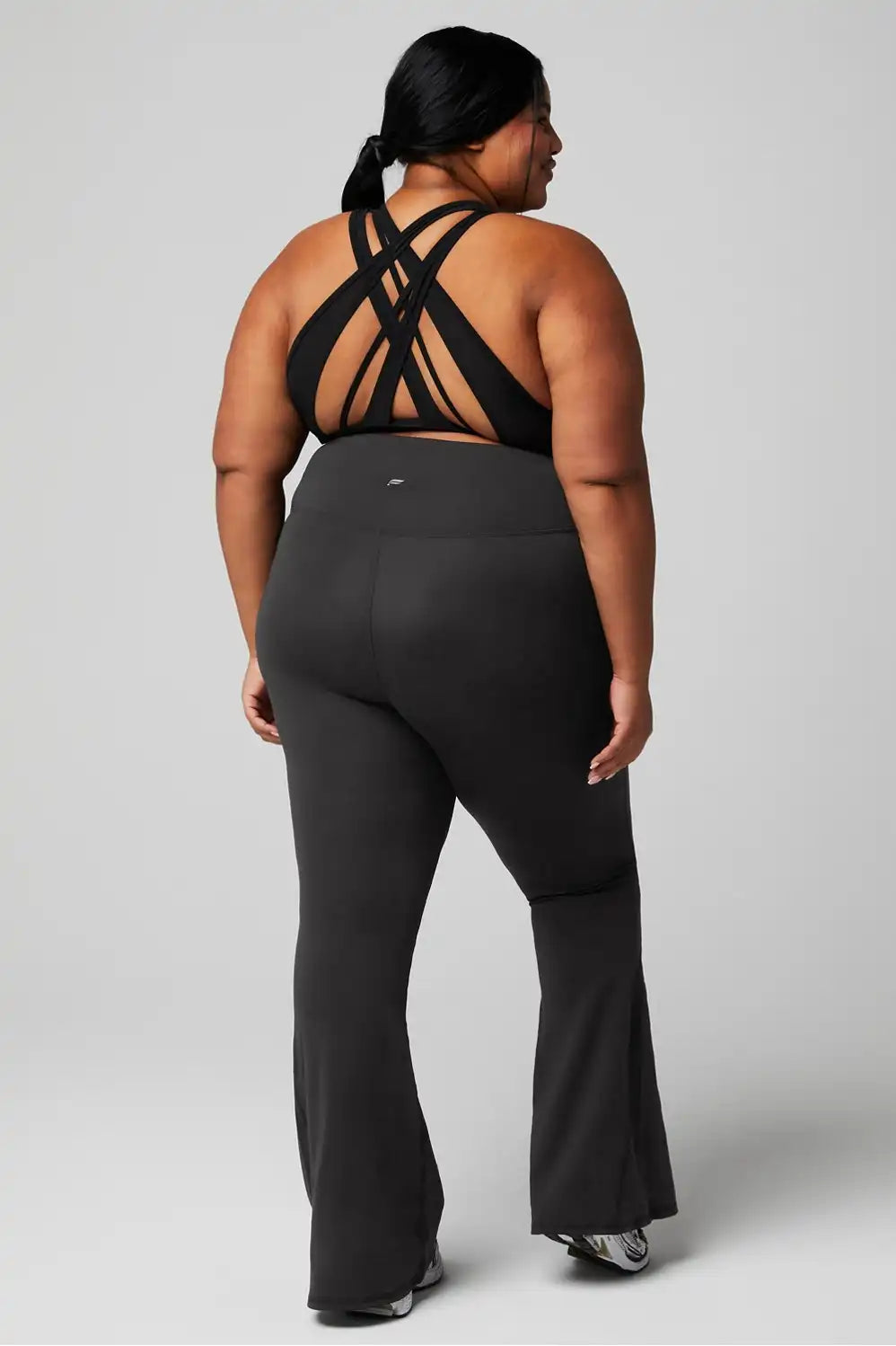 PureLuxe High-Waisted Crossover Flare
