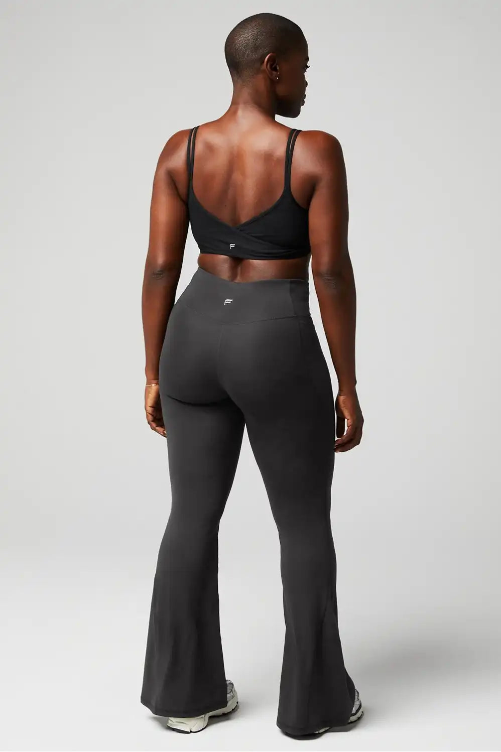 PureLuxe High-Waisted Crossover Flare