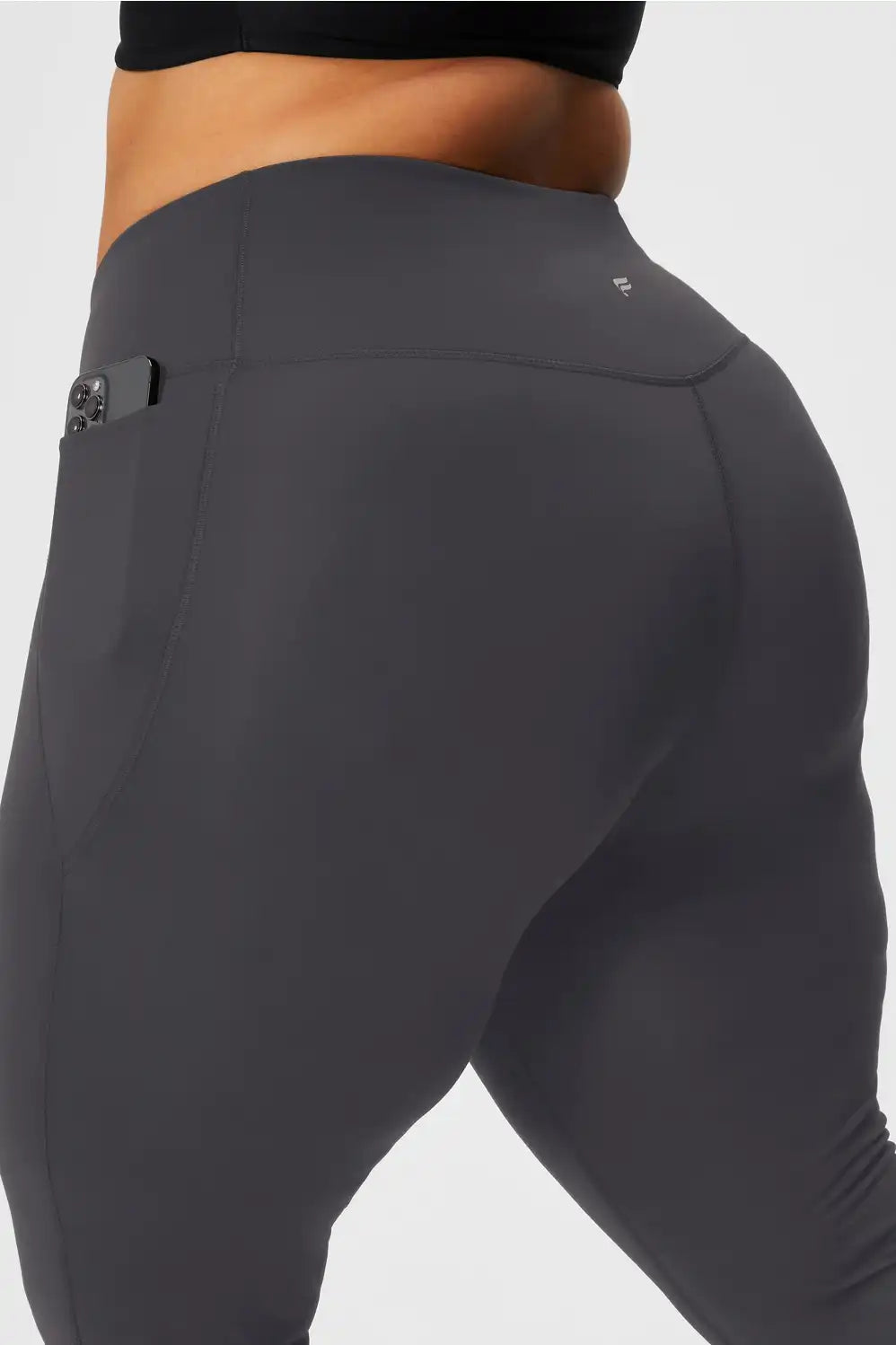 PureLuxe High-Waisted Crossover Flare