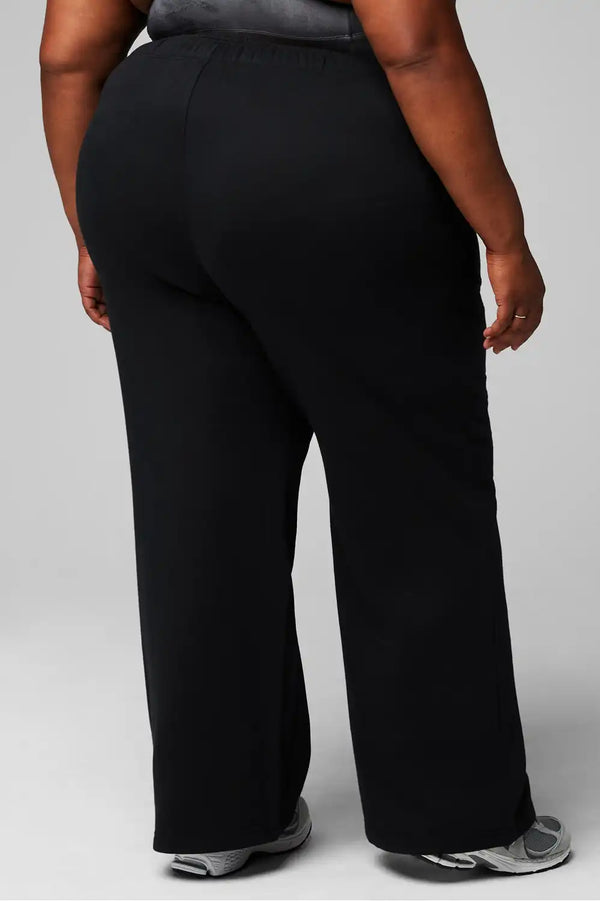 Cozy Fleece Wide Leg Sweatpant