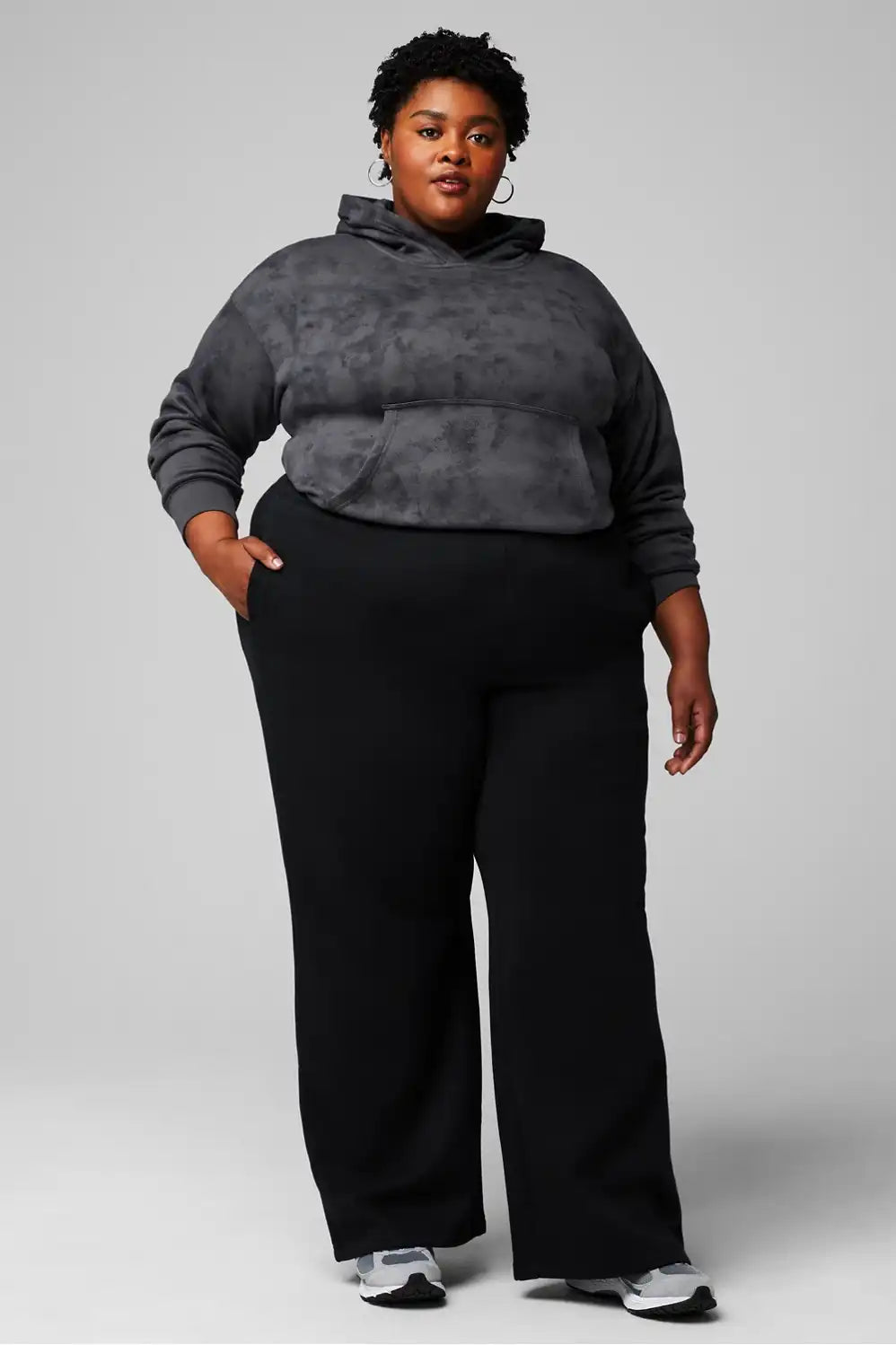 Cozy Fleece Wide Leg Sweatpant