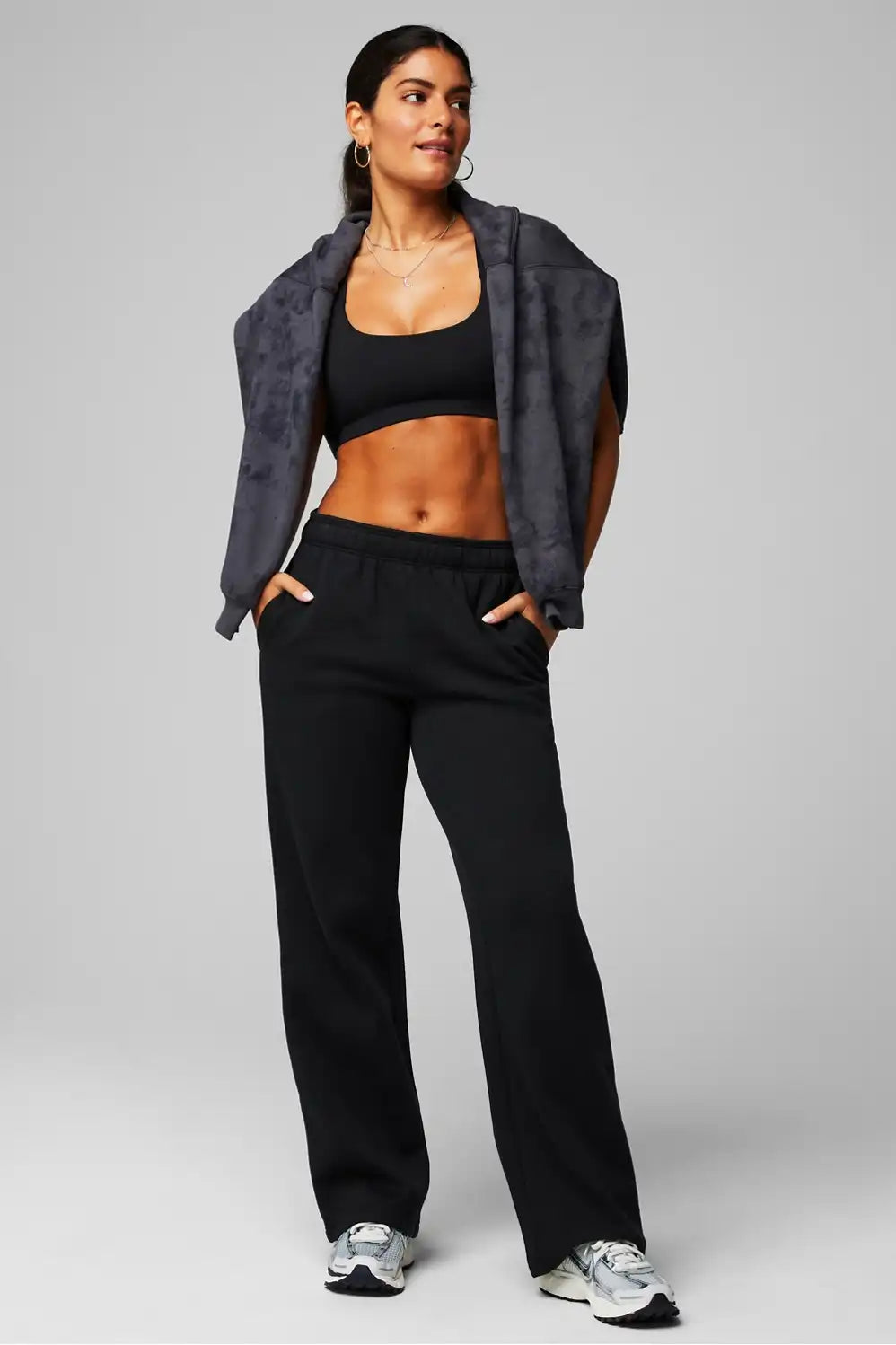 Cozy Fleece Wide Leg Sweatpant