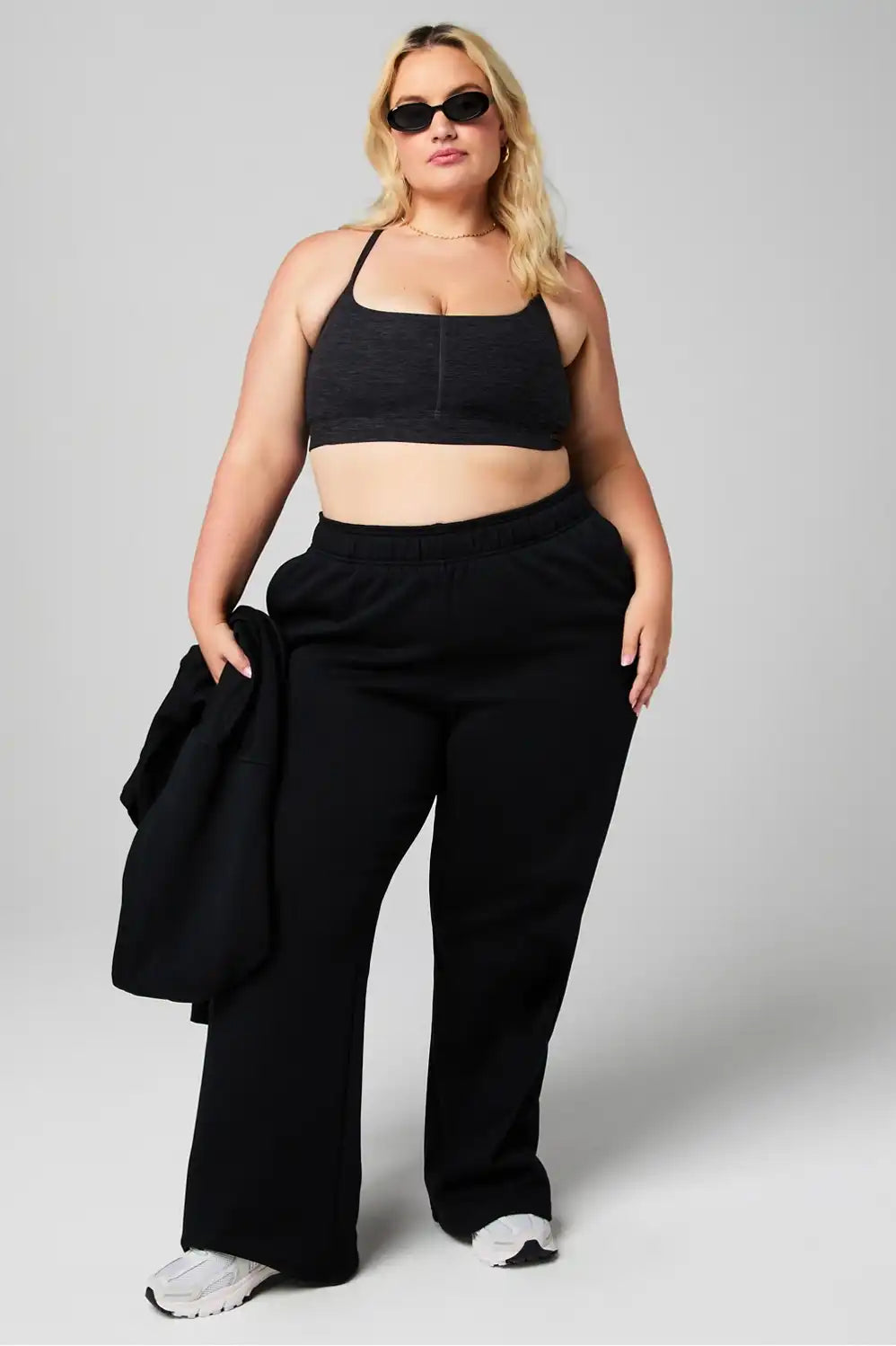 Cozy Fleece Wide Leg Sweatpant