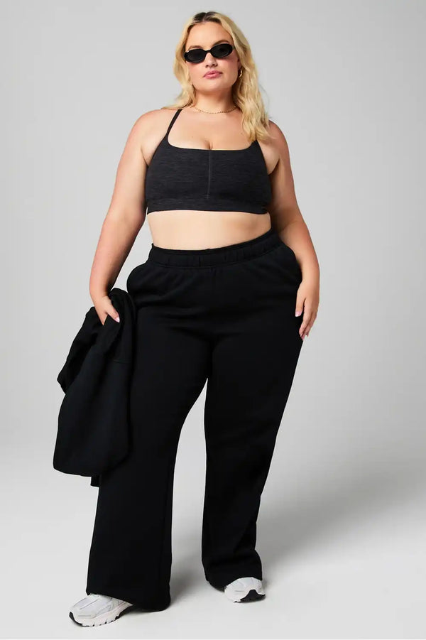 Cozy Fleece Wide Leg Sweatpant