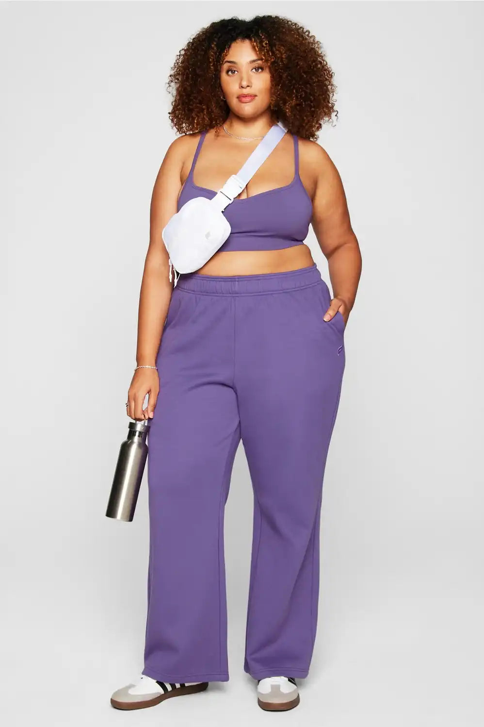 Cozy Fleece Wide Leg Sweatpant