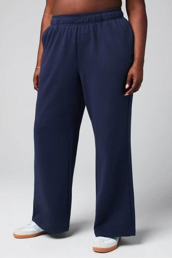 Cozy Fleece Wide Leg Sweatpant