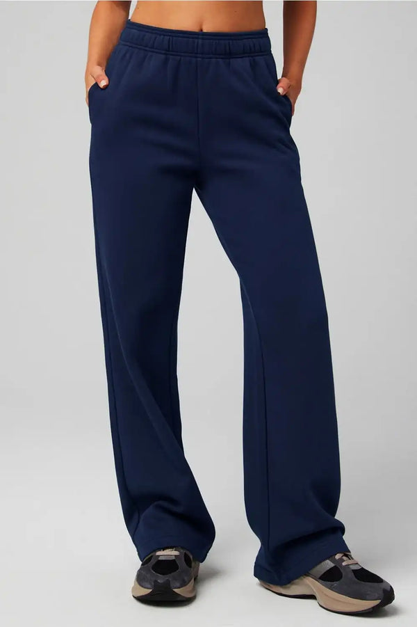 Cozy Fleece Wide Leg Sweatpant