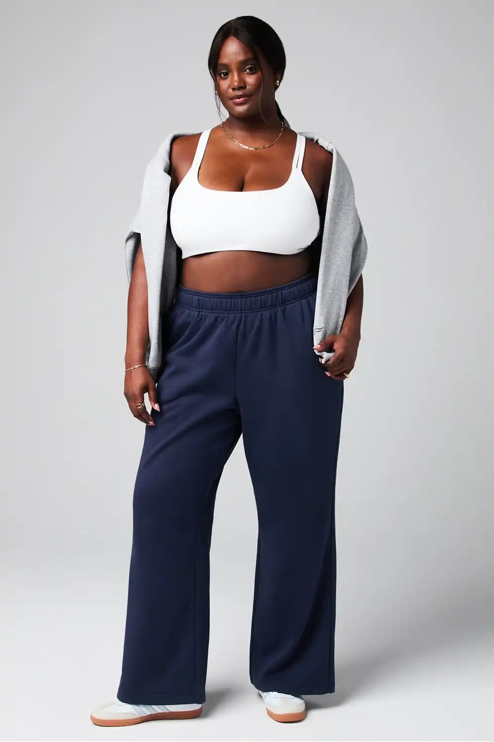 Cozy Fleece Wide Leg Sweatpant