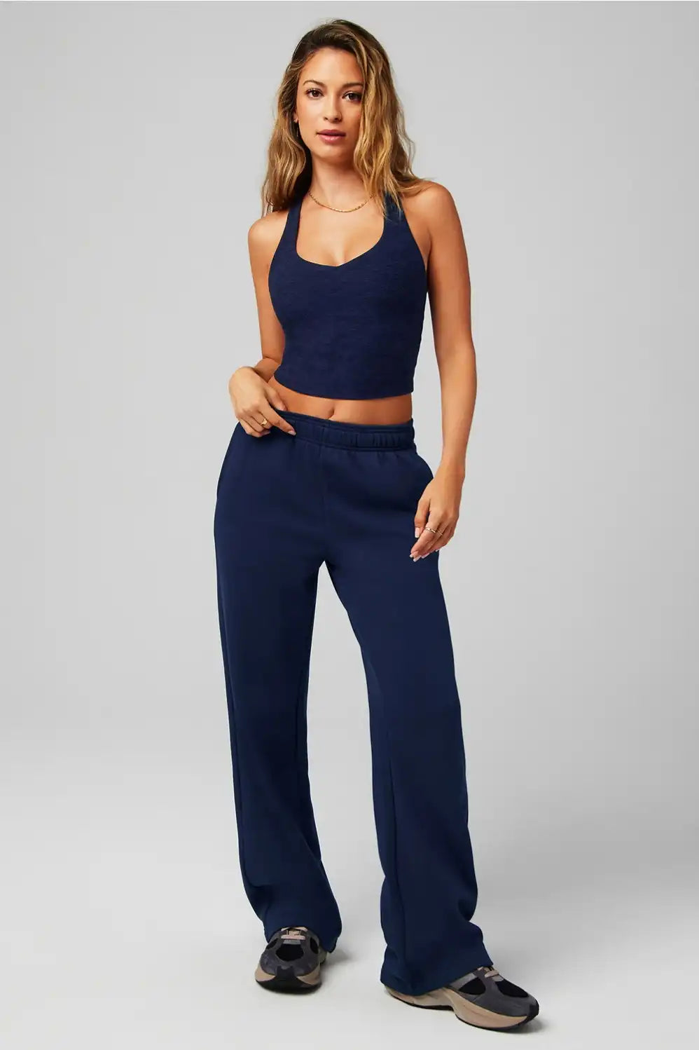 Cozy Fleece Wide Leg Sweatpant