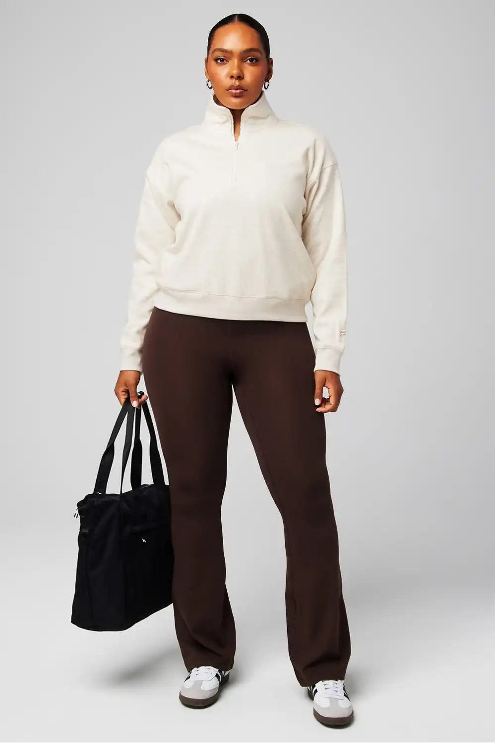 Oasis PureLuxe High-Waisted Pocketed Kick Flare