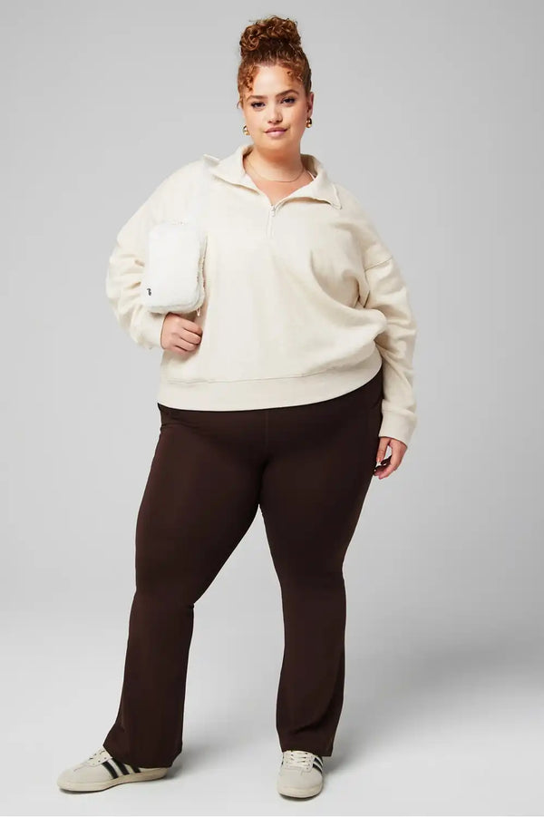 Oasis PureLuxe High-Waisted Pocketed Kick Flare