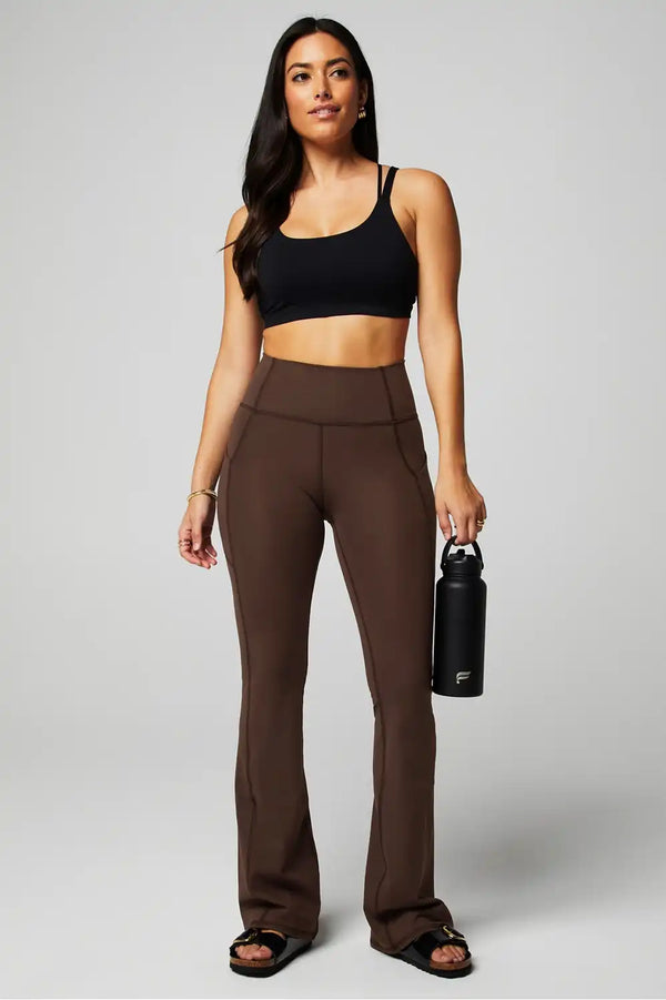 Oasis PureLuxe High-Waisted Pocketed Kick Flare